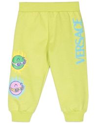 Versace - Logo-Print Track Pants - Lyst