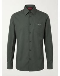 Gucci - Horsebit Technical Panama Shirt - Lyst