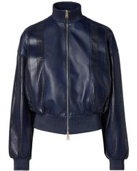 Fendi - Perforated Nappa-Leather Jacket - Lyst