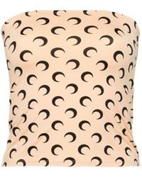 Marine Serre - All-Over Moon Printed Top - Lyst