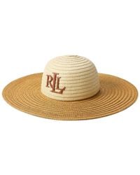 Ralph Lauren - Logo-Appliqué Paper Sun Hat - Lyst