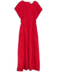 Sea - Textured Midi Dress - Lyst