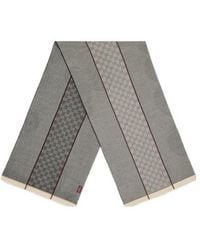 Gucci - Gg Wool Jacquard Scarf - Lyst