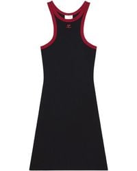 Courreges - Courrèges Racerback Sleeveless Mini Dress - Lyst