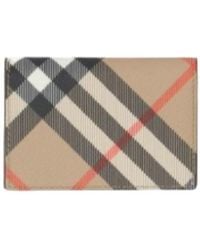 Burberry - Nova Check Bi-Fold Card Holder - Lyst