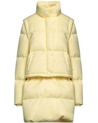 MM6 by Maison Margiela - Minimal Solidcolour Longsleeve Down Coat - Lyst