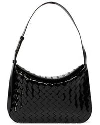 Bottega Veneta - Flap Woven Leather Shoulder Bag - Lyst