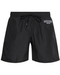 Moschino - Drawstring Swim Trunks - Lyst