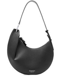 Emporio Armani - 1981 Leather Crescent-Shape Shoulder Bag - Lyst