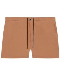 Saint Laurent - Drawstring Swim Shorts - Lyst