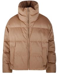 Max Mara - Zip-Up High Neck Reversible Jacket - Lyst