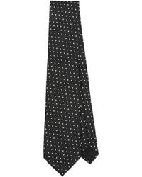 Tom Ford - Micro Dot On Weave Silk Tie - Lyst