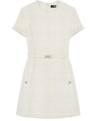 Versace - Tweed Mini Dress - Lyst