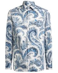 Etro - Roma Paisley-Printed Button-Up Shirt - Lyst