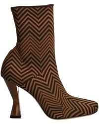 Missoni - Zigzag-Pattern Boots - Lyst