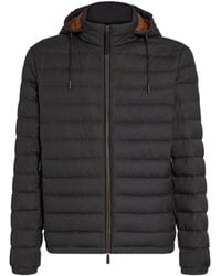 ZEGNA - Hooded Padded Jacket - Lyst