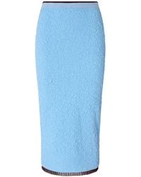 Pinko - Textured Midi Skirt - Lyst