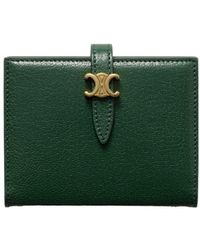 Celine - Bi-Fold Card Holder Triomphe Pontet - Lyst