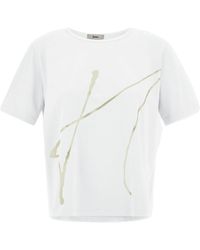 Herno - Pattern-Printed Crewneck T-Shirt - Lyst