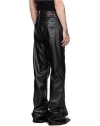 Lu'u Dan - Belt And Loop Leather Pants - Lyst