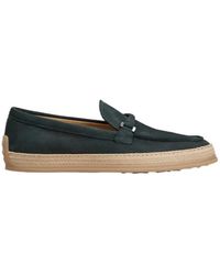 Tod's - Suede Loafers - Lyst