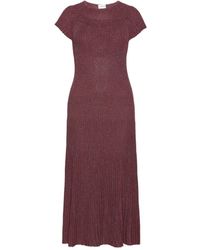 Marella - Lurex-Detail Knit Dress - Lyst
