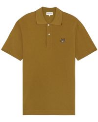 Maison Kitsuné - Maison Kitsuné Bold Fox Head Patch Polo Shirt - Lyst