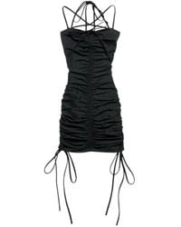Balenciaga - Open-Back Stretch Mini Dress - Lyst