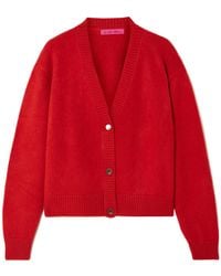 The Elder Statesman - Cashmere Cropped Cardigan - Lyst