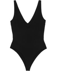 Entire studios - V-Neck Sleeveless Bodysuit - Lyst
