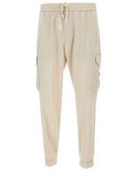 BOSS - Boss Drawstring Tapered-Fit Pants - Lyst