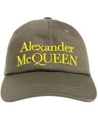 McQueen - Logo Embroidered Baseball Cap - Lyst