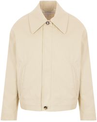 Bottega Veneta - Coated Cotton Blouson Jacket - Lyst