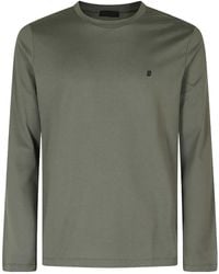 Dondup - Logo-Patch Long-Sleeve T-Shirt - Lyst