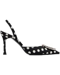 AMINA MUADDI - Camelia Sling 90 Pointed-Toe High-Heeled Sandals - Lyst