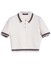 Gucci - Gg Extra Fine Jacquard Polo Shirt - Lyst