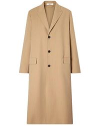 AURALEE - Wool-Blend Gabardine Coat - Lyst