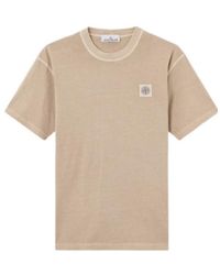 Stone Island - Logo Patch Crewneck T-Shirt - Lyst