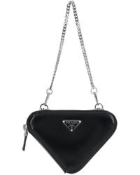 Prada - Logo Shoulder Bag - Lyst