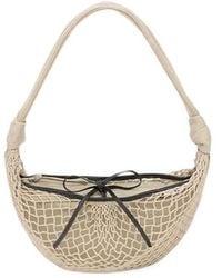 Lemaire - Fortune Croissant Filt Zip-Up Shoulder Bag - Lyst