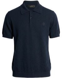 Gucci - Knit Cashmere Polo Shirt With Embroidery - Lyst