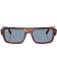 Ray-Ban - Lukas Rectangular Sunglasses - Lyst