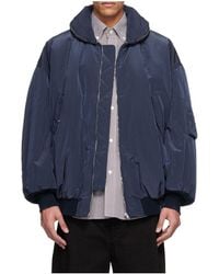 Hed Mayner - Pleated Bomber Casual Jacket - Lyst