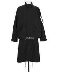 Sacai - Nylon Twill X Rip Stop Coat - Lyst