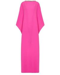 Safiyaa - Amarella Crystal-Embellished Crêpe Gown - Lyst