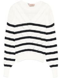 Twinset - Striped Sweater - Lyst