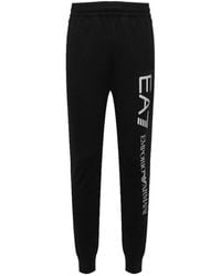 EA7 - Logo Printed Sweatpants - Lyst