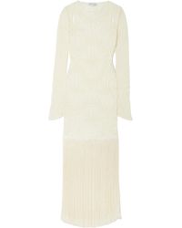 Stella McCartney - Fringed Openwork Dress - Lyst