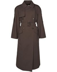 Max Mara - Long Trench Coat - Lyst