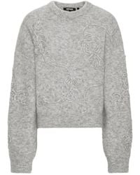 ROTATE BIRGER CHRISTENSEN - 3D Flower Knit Jumper - Lyst